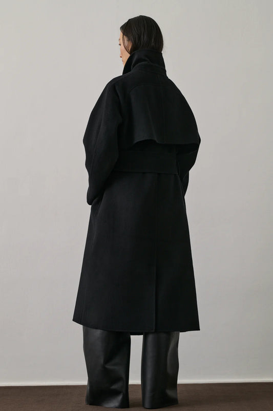 Cappotto Lungo Cachemire Nero