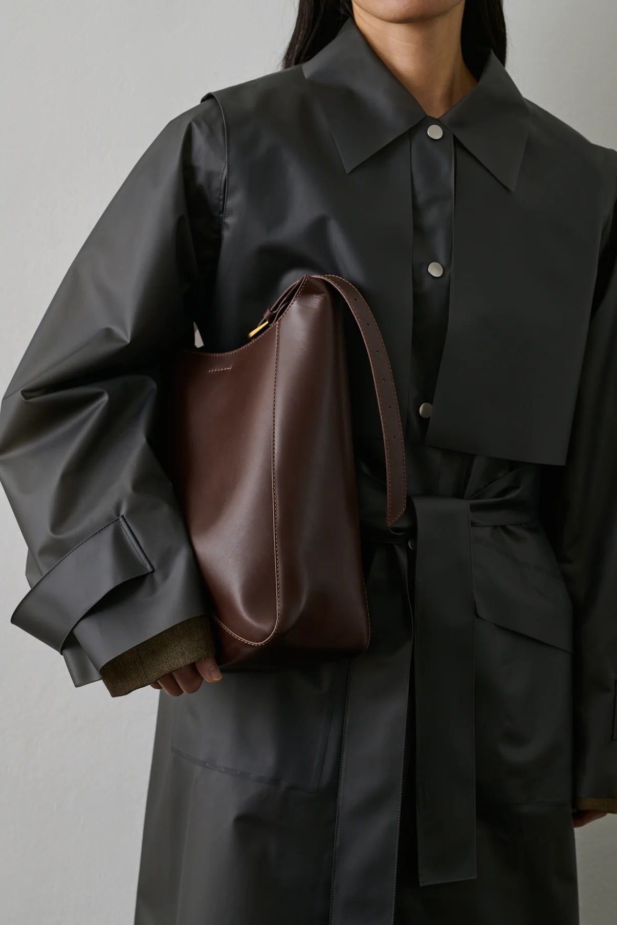 Borsa Spalla Pelle Marrone