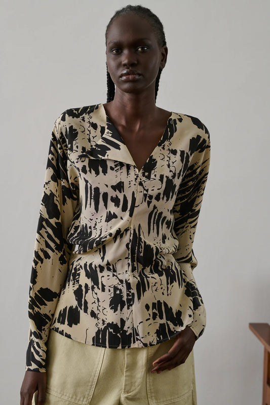 Blusa Fantasia Seta Beige
