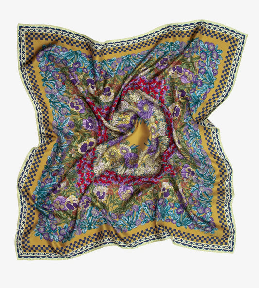 Foulard Grande Twill Seta Beige