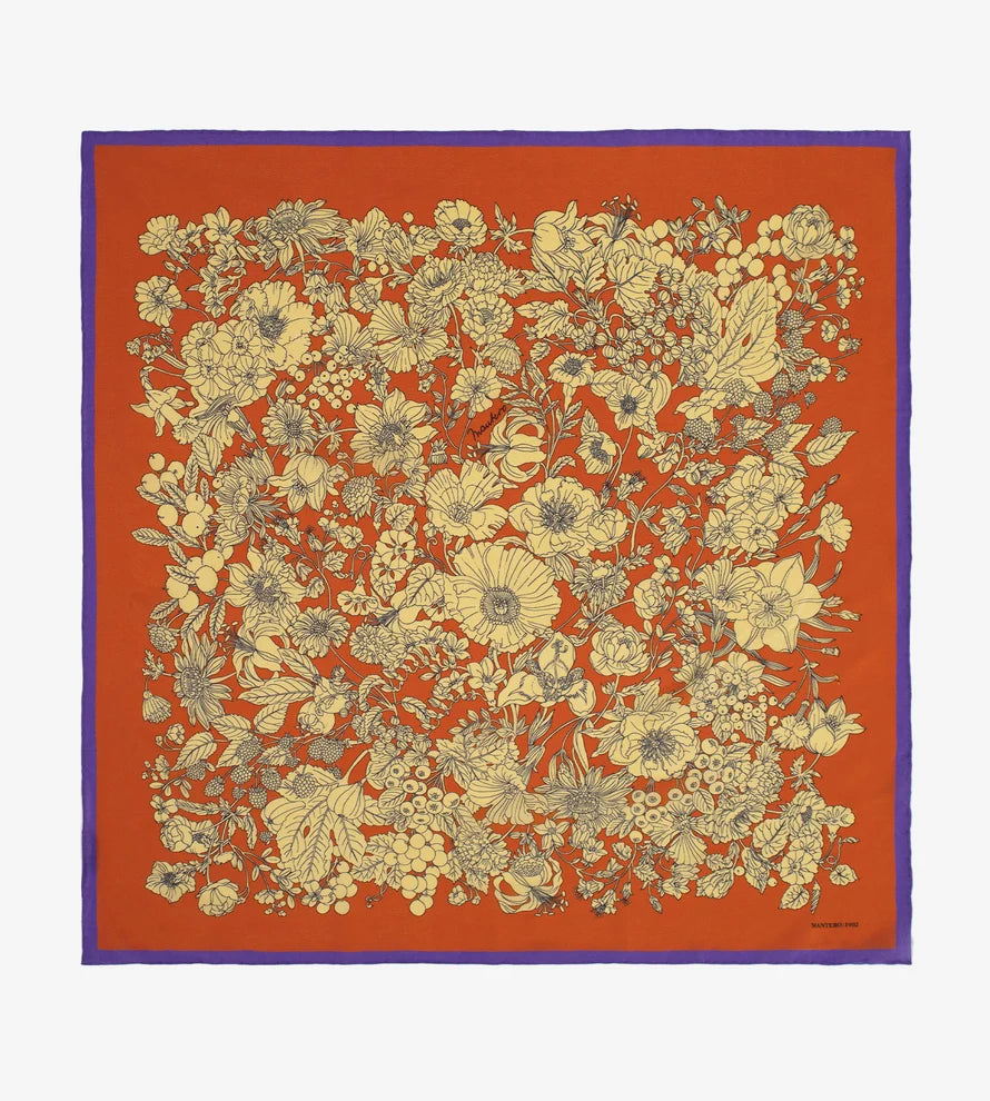 Foulard Piccolo Seta Arancione