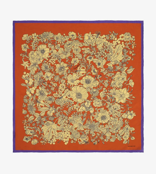 Foulard Piccolo Seta Arancione
