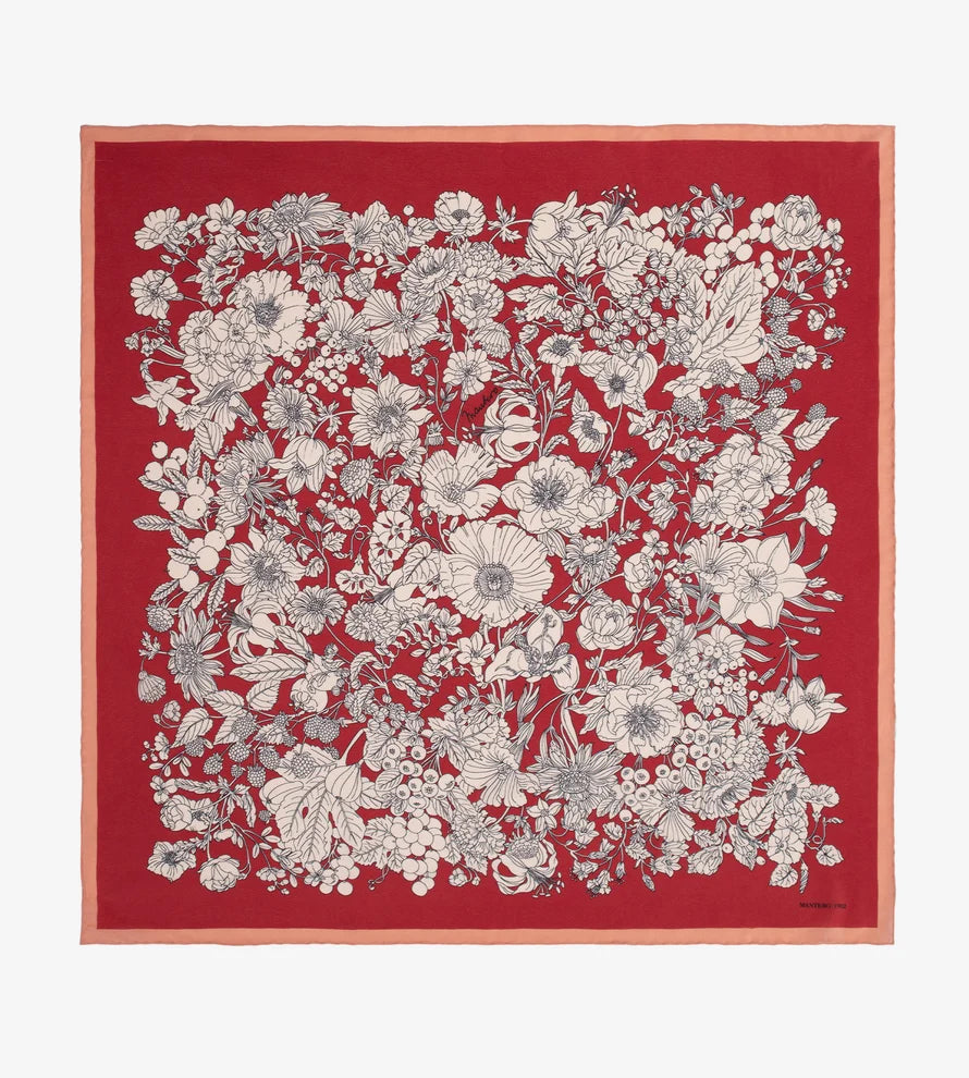 Foulard Piccolo Seta Rosso