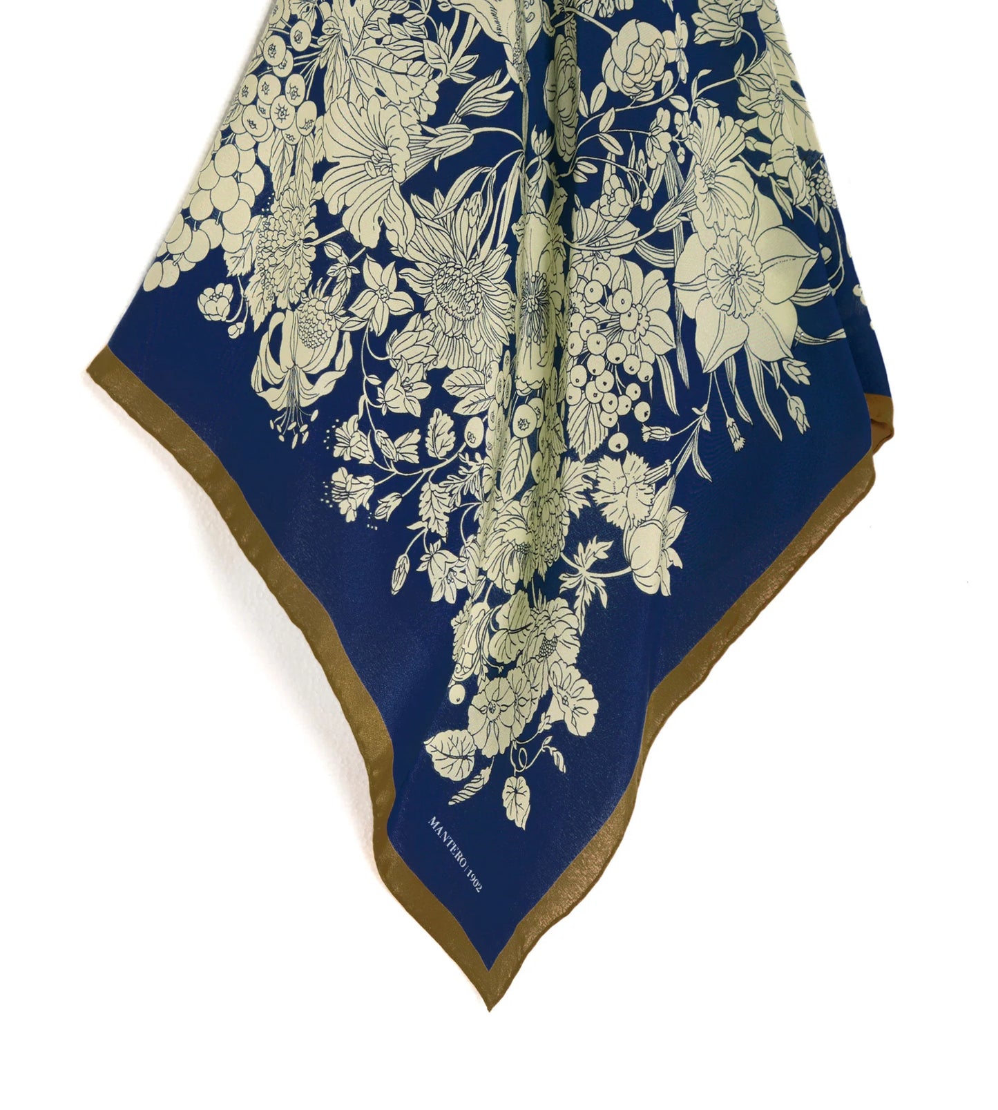 Foulard Piccolo Seta Blu