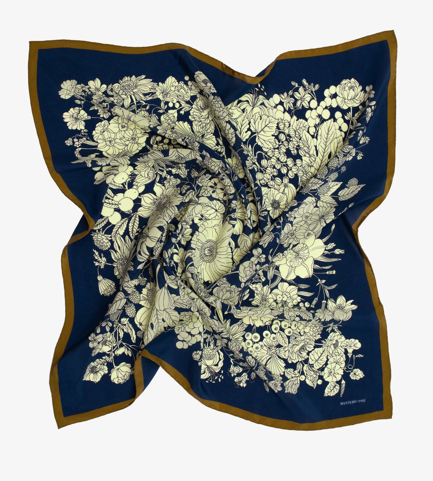 Foulard Piccolo Seta Blu