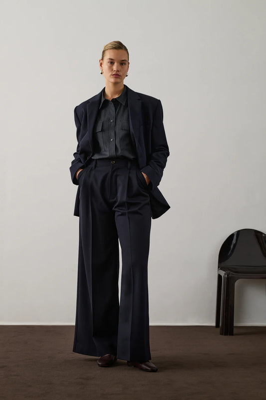 Pantalone Palazzo Lana Blu