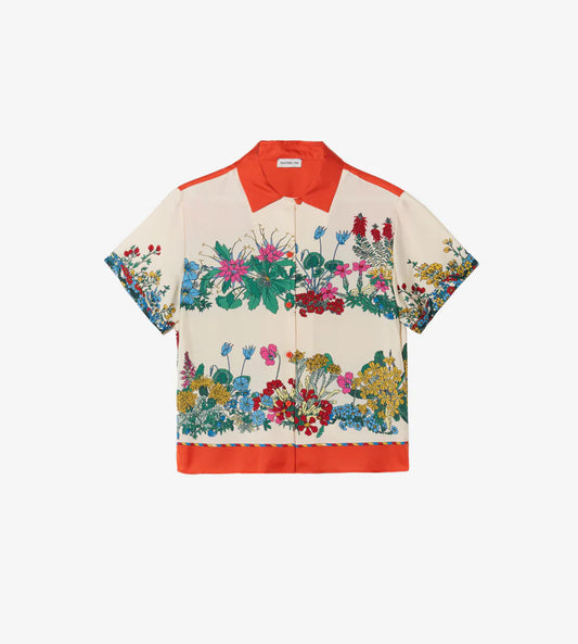 Camicia Seta Floreale
