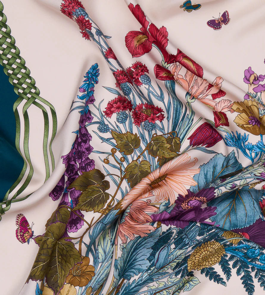 Classic Carré Archivio n.50 Bouquet Avorio