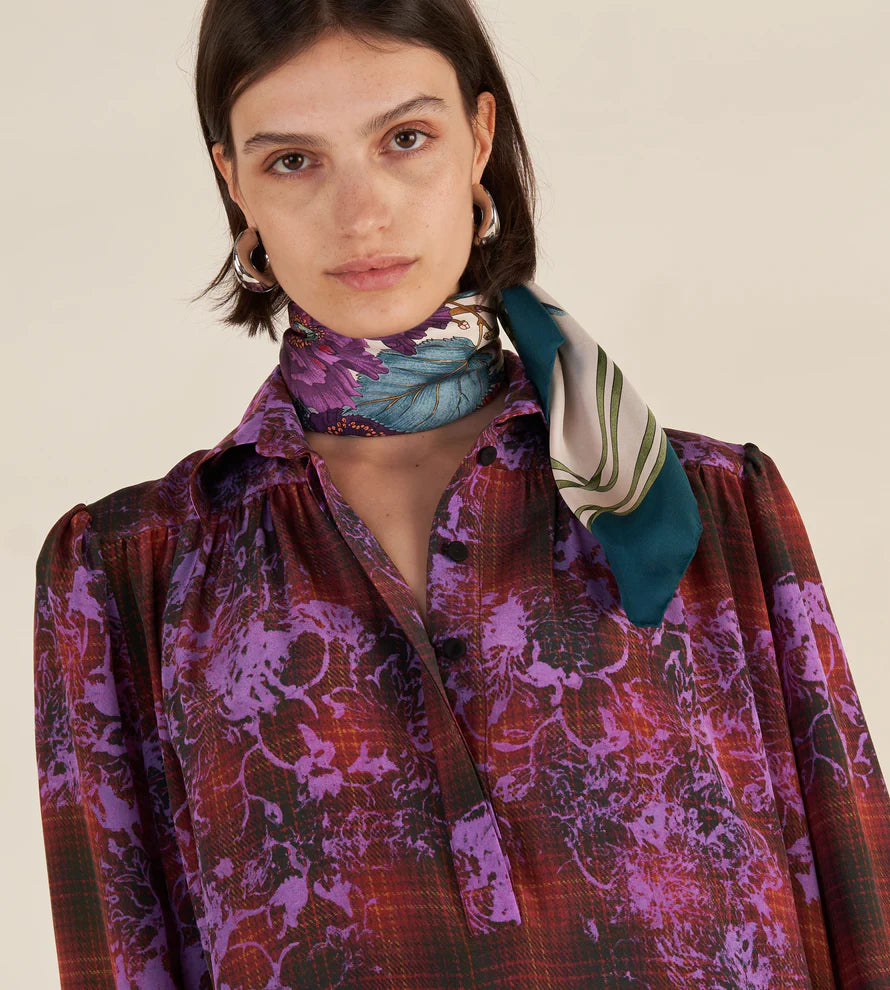 Classic Carré Archivio n.50 Bouquet Avorio