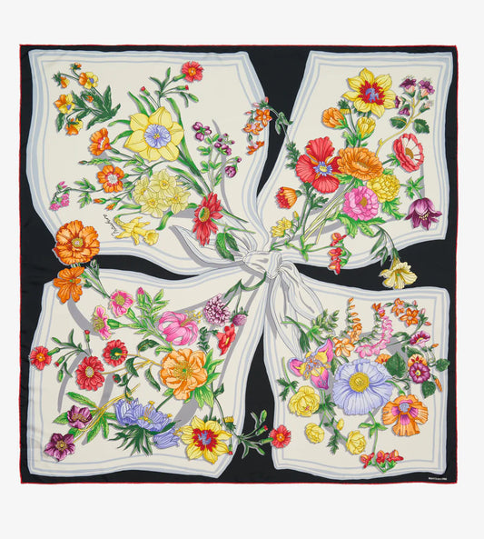 Foulard Twill Seta Floreale