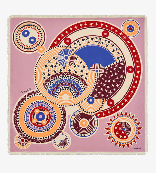 Foulard Roland Garros Rosa