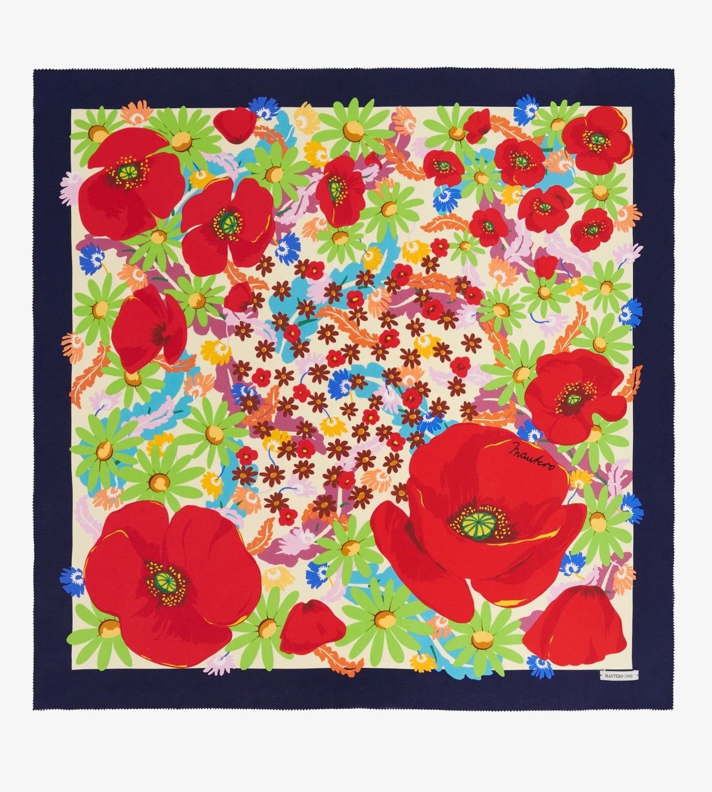 Foulard Giverny Carrè Blu