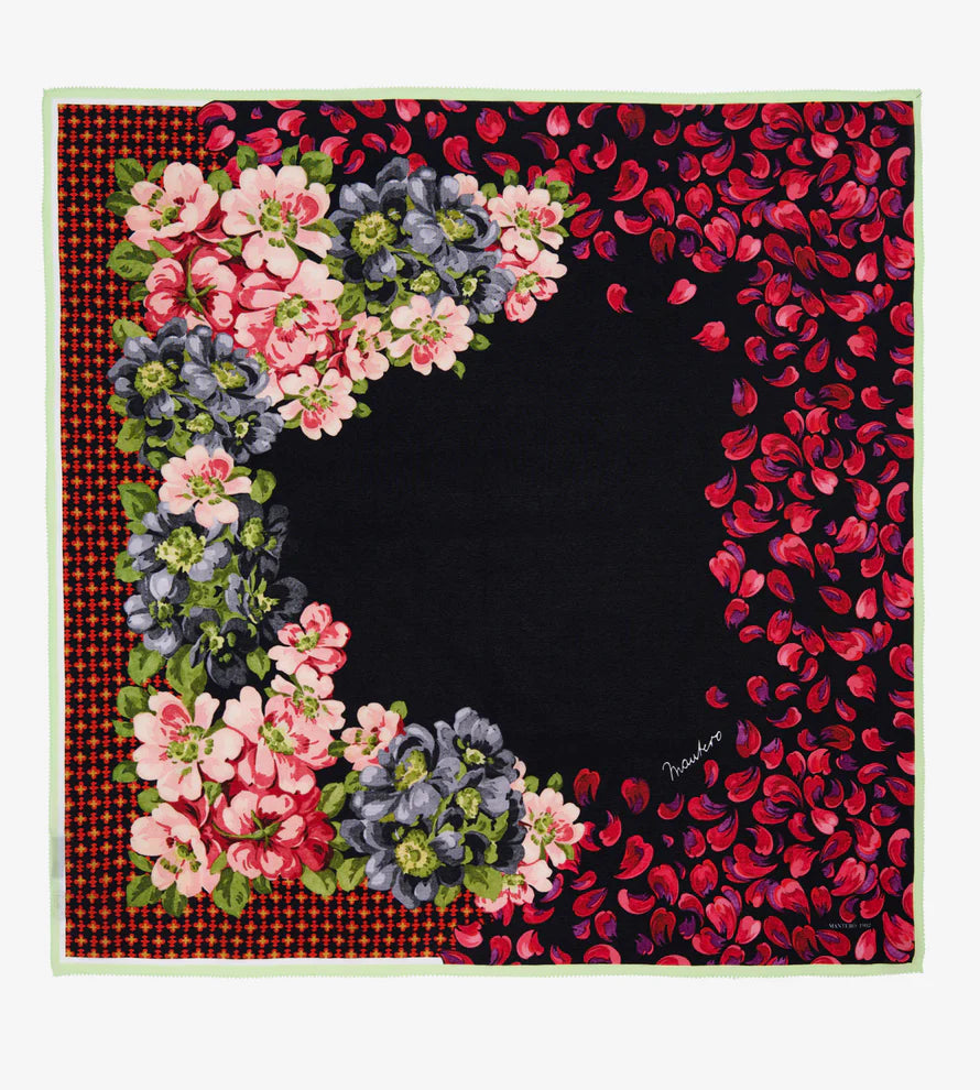 Small Carré Mary And Colin Nero