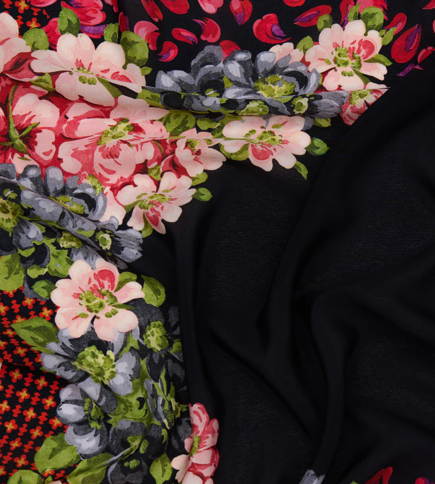 Small Carré Mary And Colin Nero