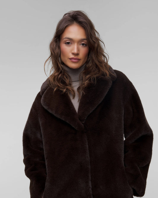 Pelliccia Lunga Marrone