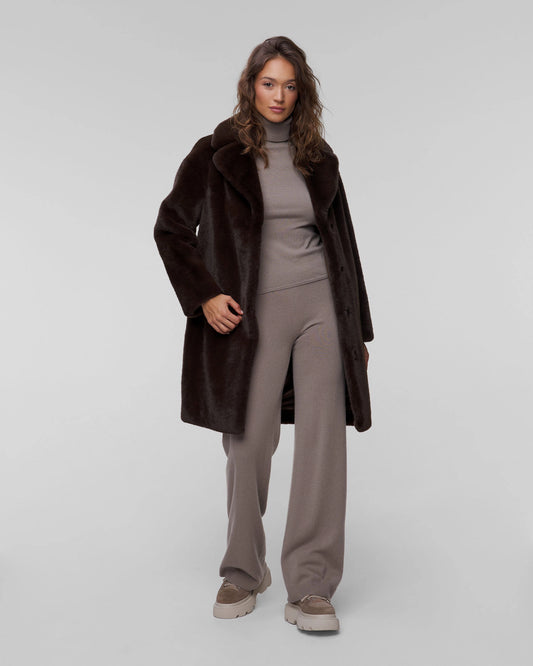 Pelliccia Lunga Marrone