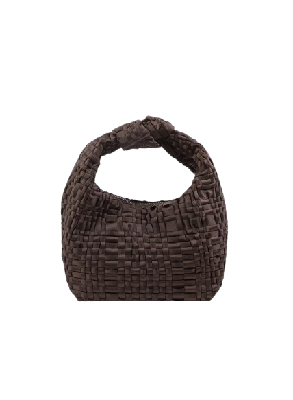 Borsa Satin Marrone
