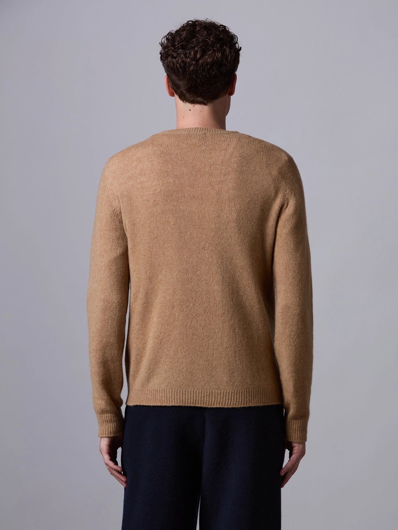 Maglione Girocollo Cammello