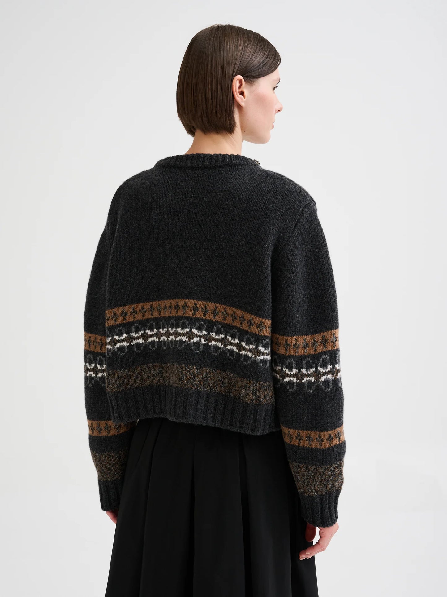 Maglione Boxi Jacquard Decorazioni  Pietra