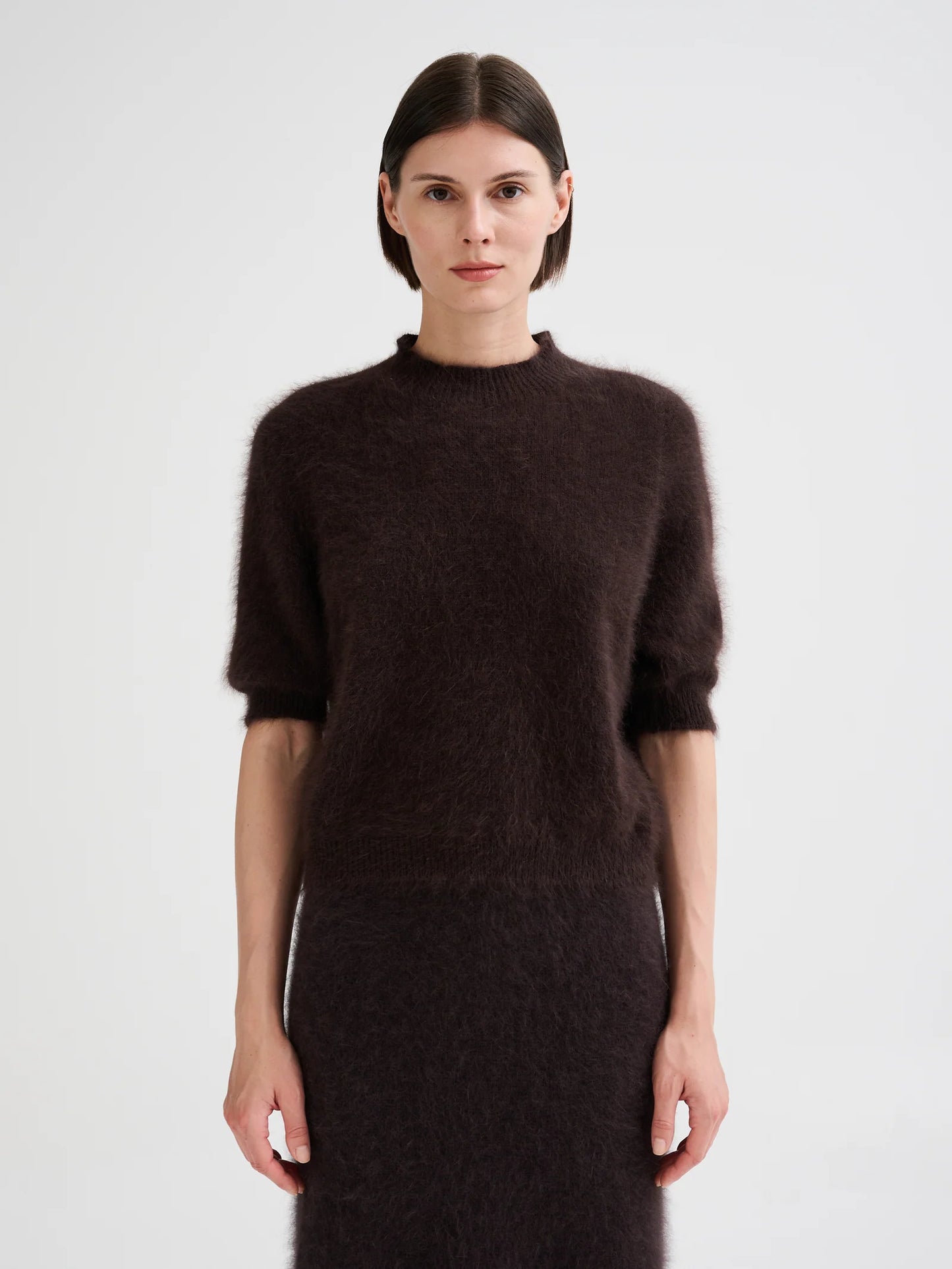 Maglia Angora Maniche Corte