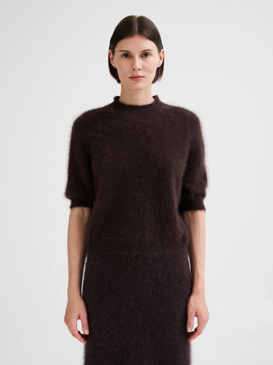 Maglia Angora Maniche Corte