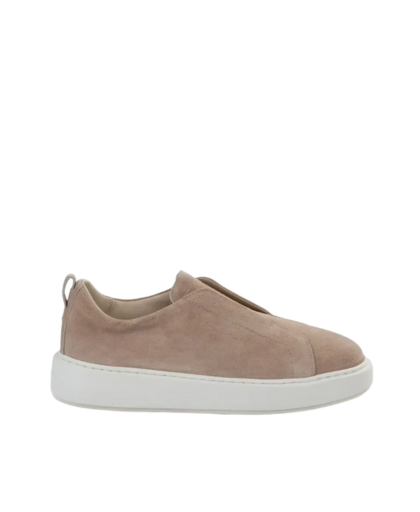 Slip On Camoscio Beige