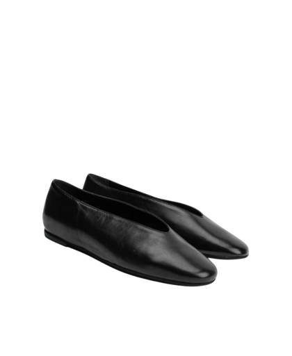 Ballerina Nappa Nera