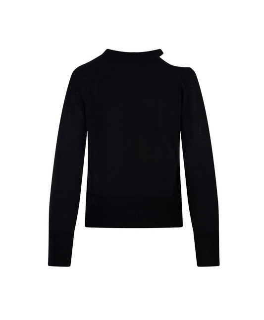 Girocollo Cut-Out Nero