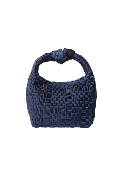Borsa Satin Navy