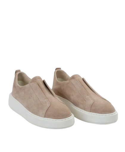 Slip On Camoscio Beige