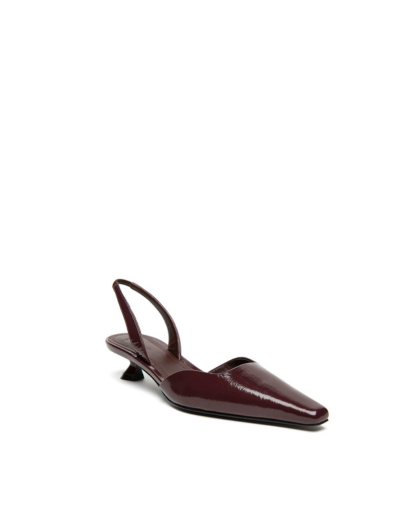 Slingback Vernice Merlot