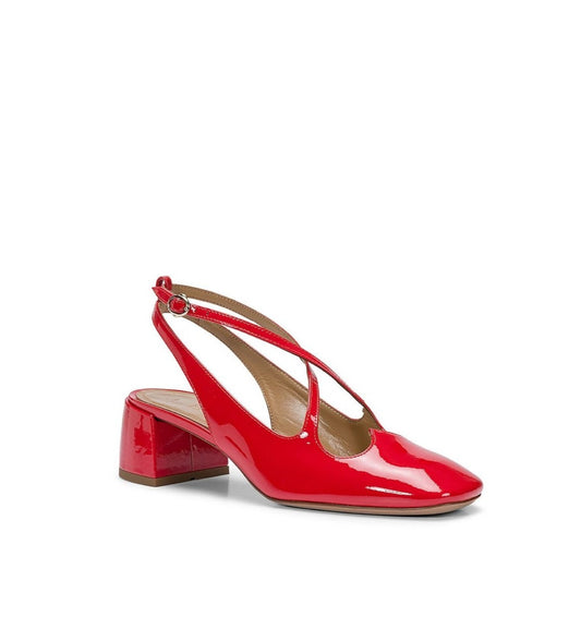 Slingback Two For Love Vernice Rossa