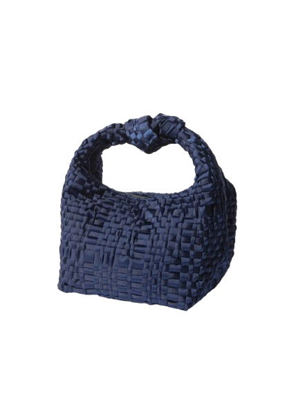 Borsa Satin Navy