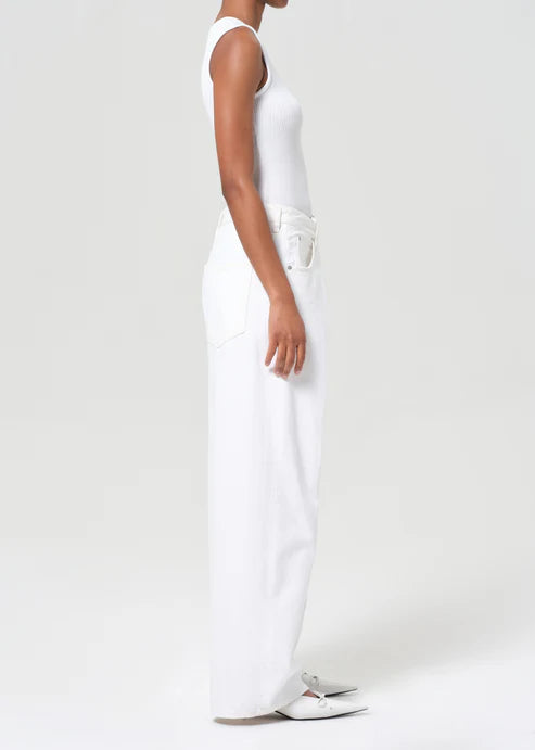 Jeans Vana Asimmetrico Bianco