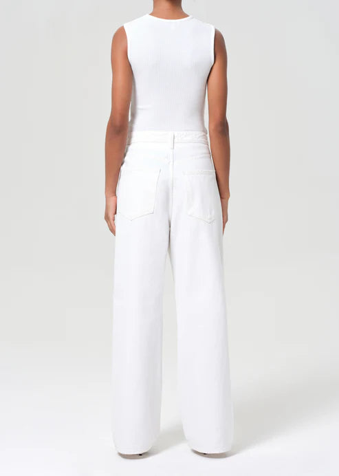 Jeans Vana Asimmetrico Bianco