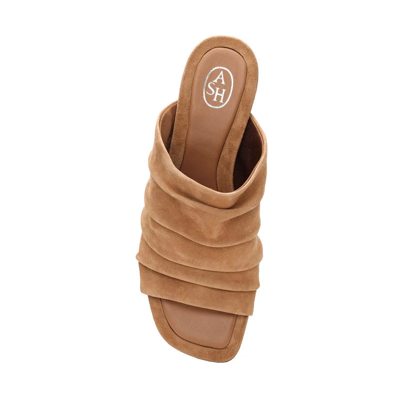 Mule Camoscio Tabacco