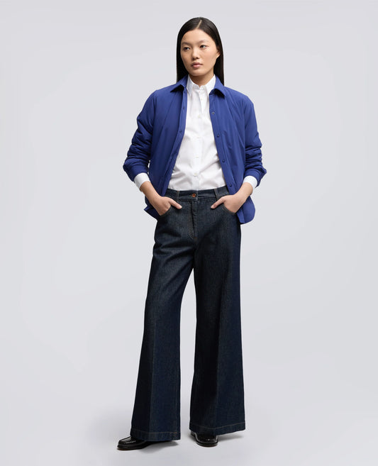 Camicia Slim Popeline Bianca