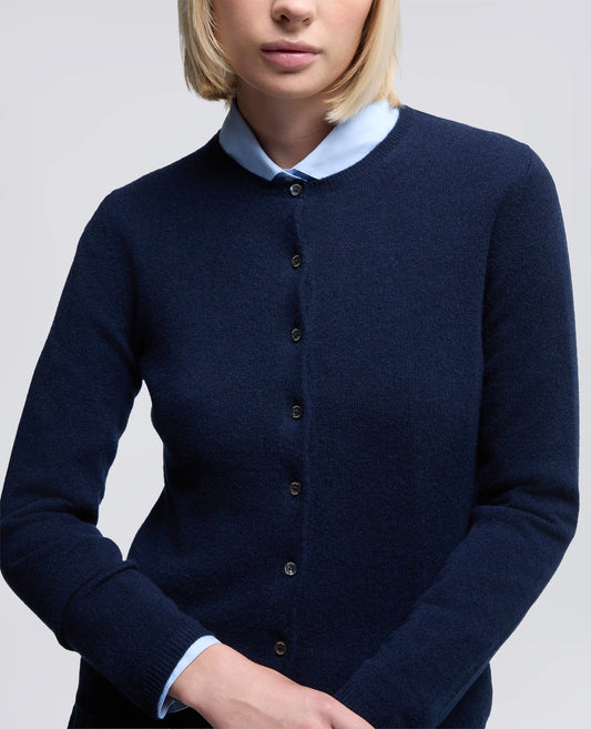 Cardigan Cachemire Blu