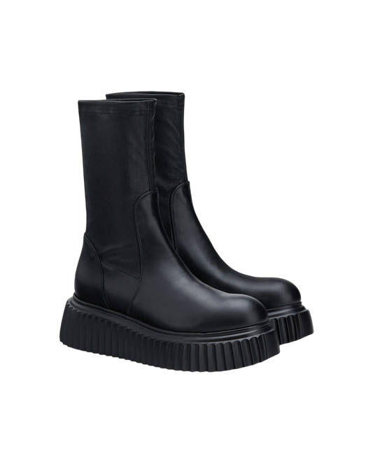 Stivaletto Nappa Nero