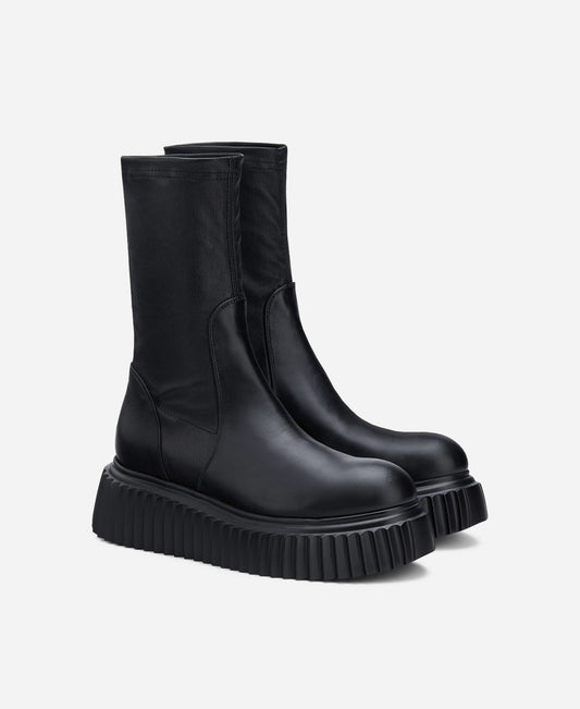 Stivaletto Nappa Nero