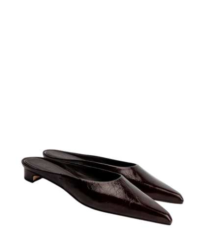 Mule Vernice Mogano