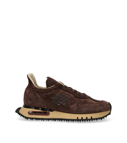 Sneaker Ammortizzata Suede Marrone