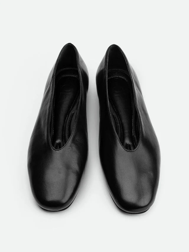 Ballerina Nappa Nera