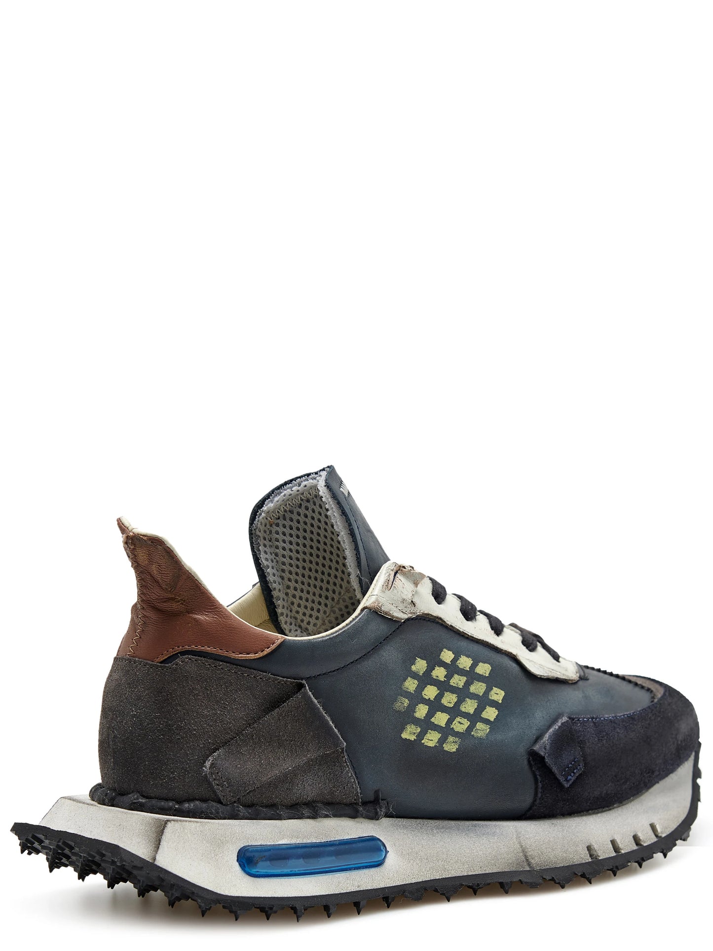 Sneaker Pelle Blu
