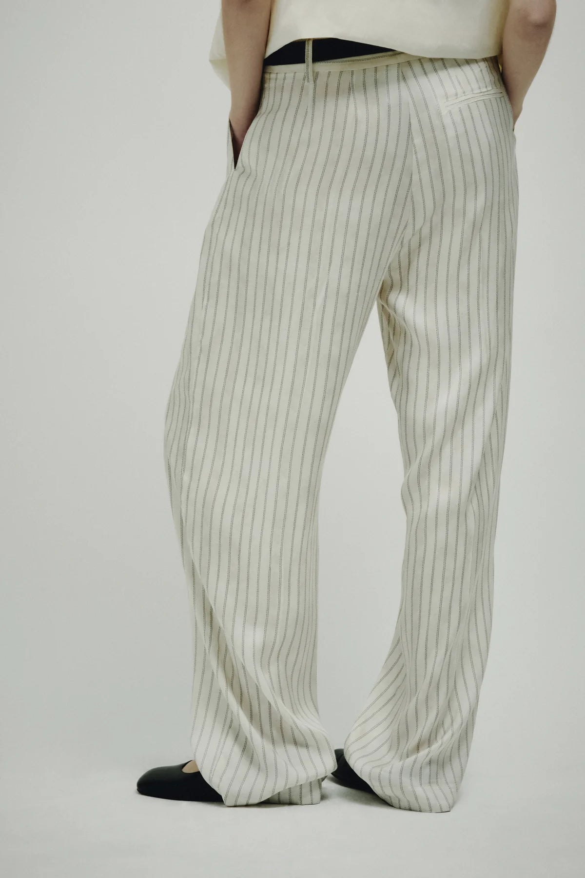 Pantalone Pences Viscosa Gessato