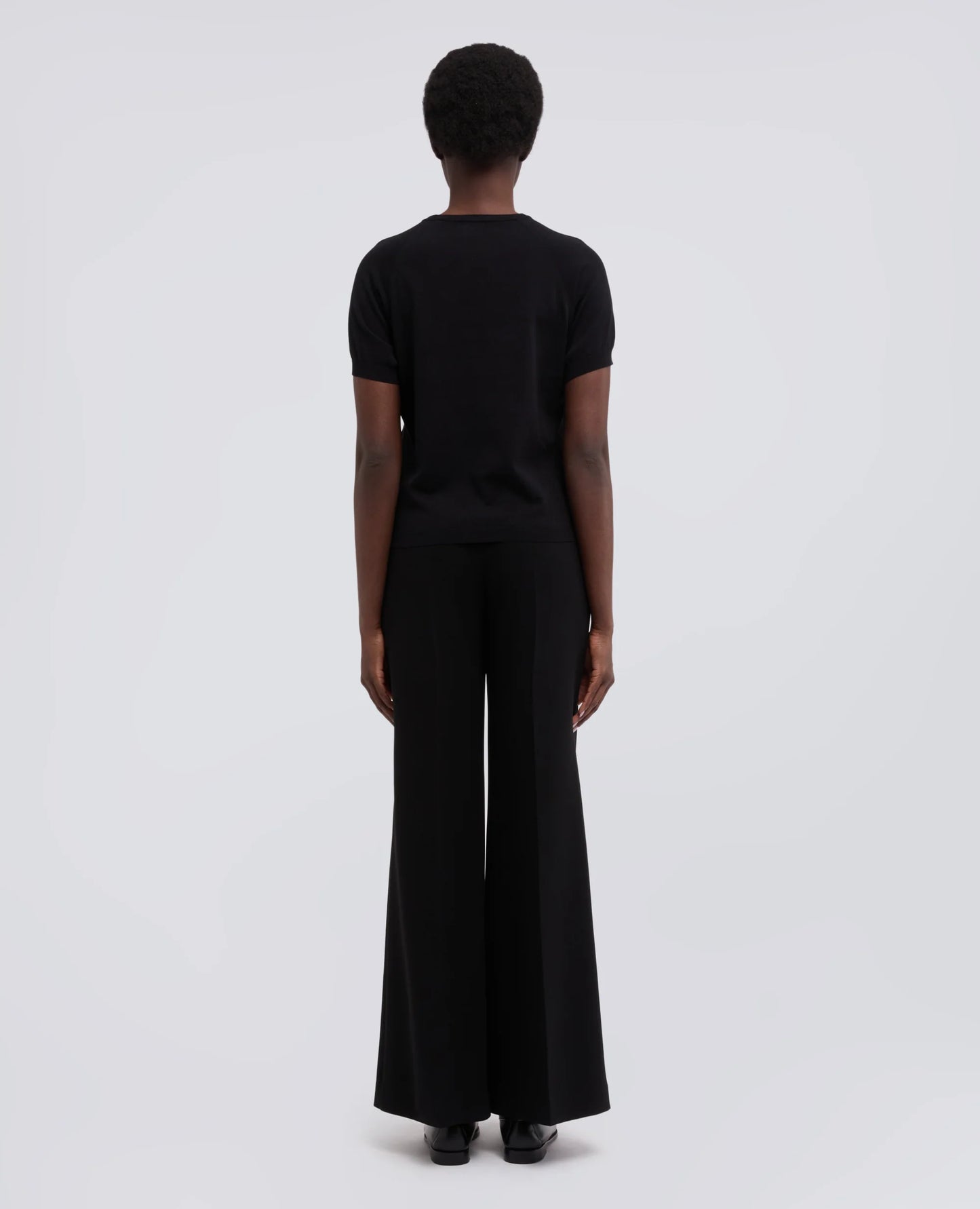 T-Shirt Girocollo Cotone Nera