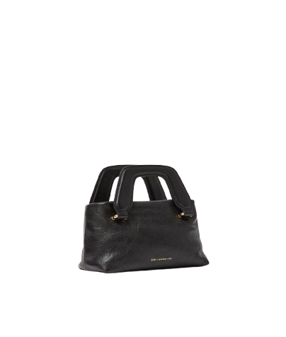 Bag Pelle Crackle Nera