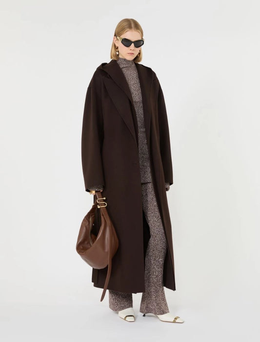 Cappotto Pura Lana Cioccolato