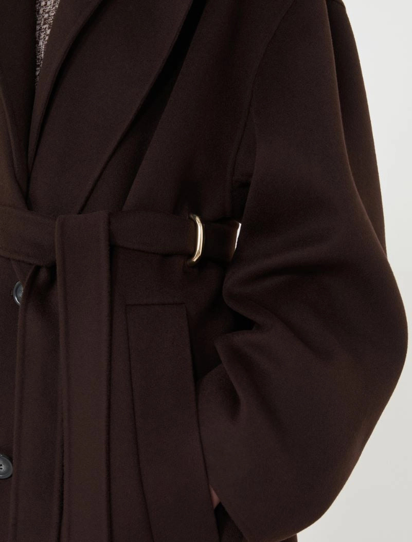 Cappotto Pura Lana Cioccolato