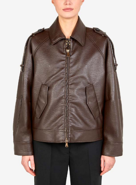 Biker Pelle Marrone